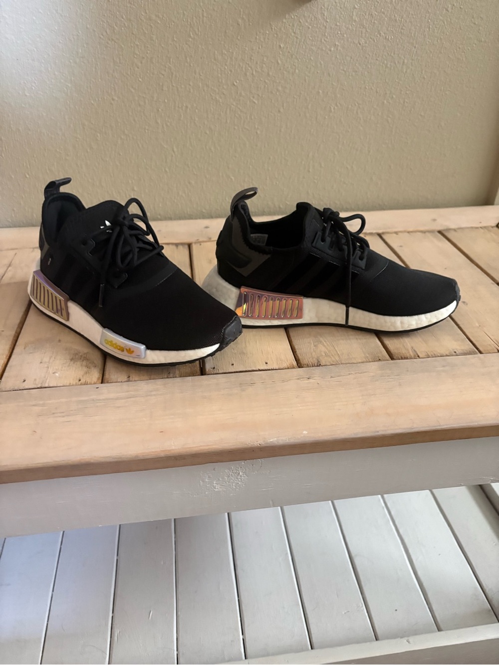 Adidas NMD with Iridescent PURPLE Accents